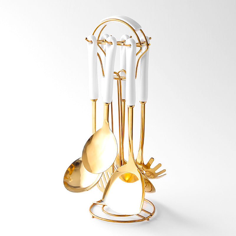 مجموعة أدوات المطبخ المصنوعة من الفولاذ المقاوم للصدأ