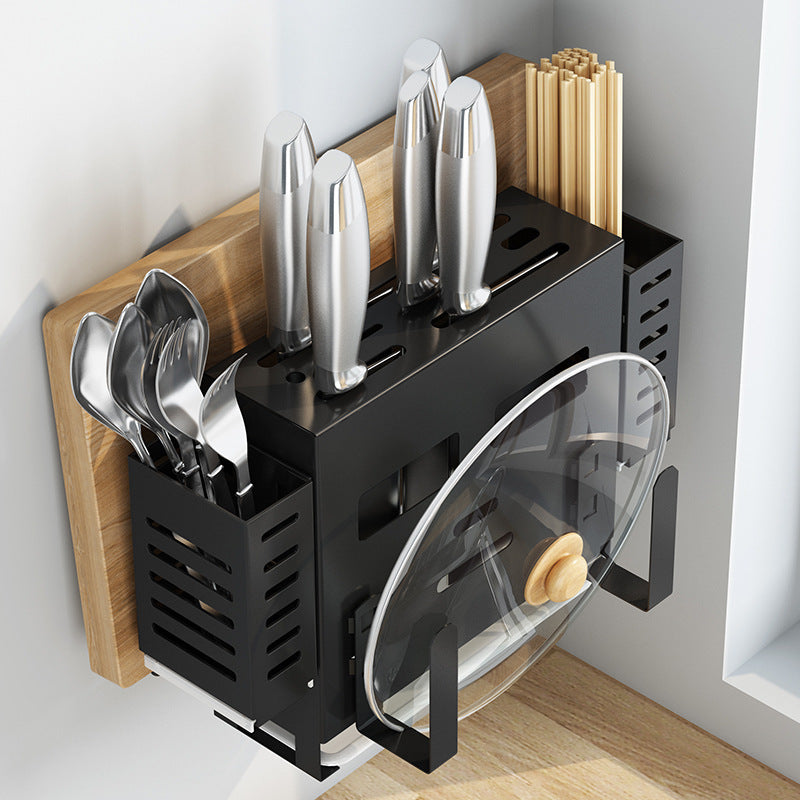 Wall-Mounted Stainless Steel Knife Holder