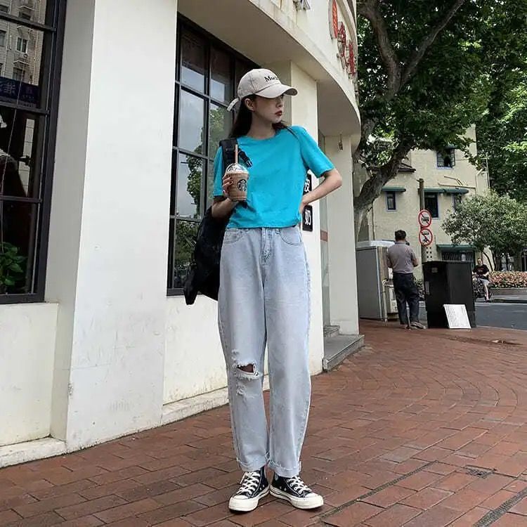 European And American DIY Summer Y2g Short-sleeved Women's T-shirt Hot Girl