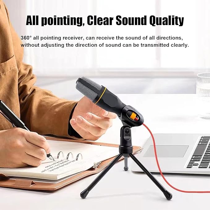 Recording Mic With Tripod Stand