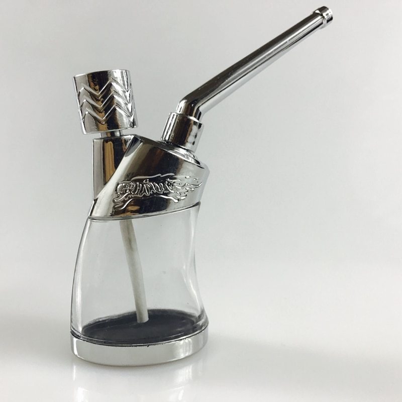 SWSMOK New Popular Bottle Water Pipe Portable Mini Hookah Shisha Smoking Pipes Gift of Health Metal Tube Filter