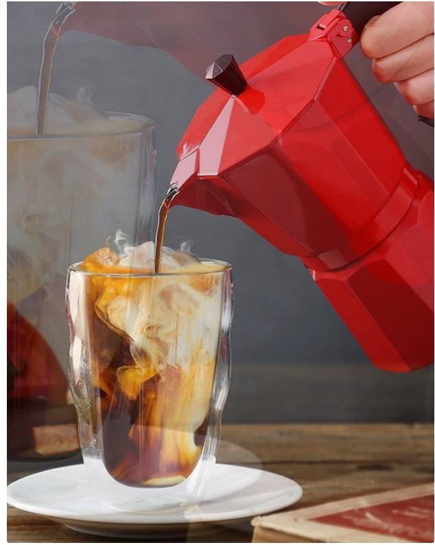 Aluminum Stovetop Moka Coffee Maker Espresso Pot