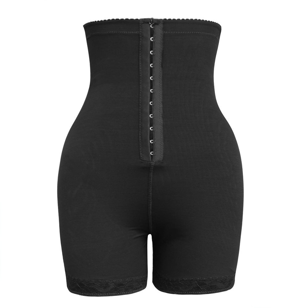European And American Large Size Single-breasted High-waisted Abdomen Pants
