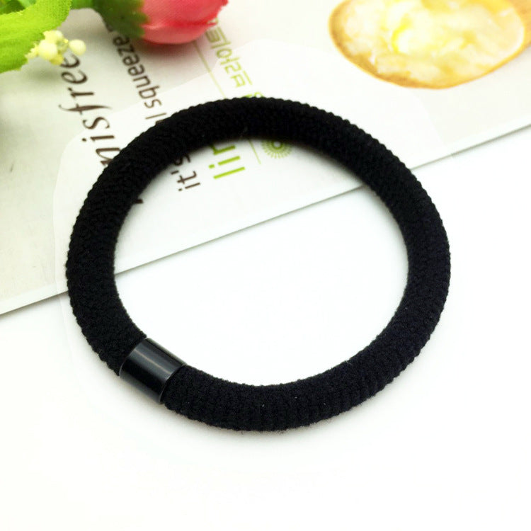 Simple Women's Solid Color Rubber Band Head Rope