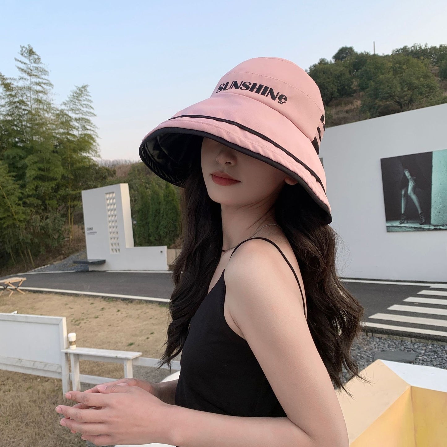 Bucket Hat Women's Cute Outdoor Sports Hat Summer Fashion