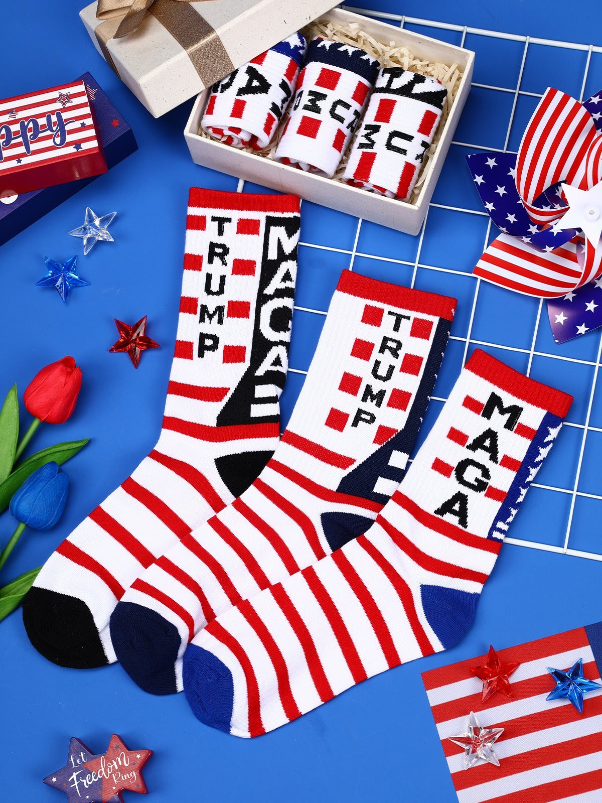 3 Pairs Funny Socks, 4th Of July Sock Unisex Novelty Stylish Patriotic Sock America Keep Gift For Men Women Amazon Cannot Be Listed