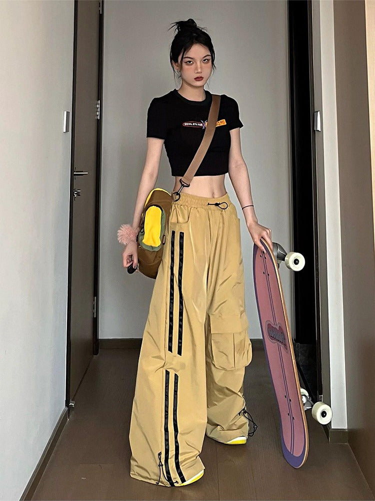 Loose Fitting High Waisted Sports Pants For Women