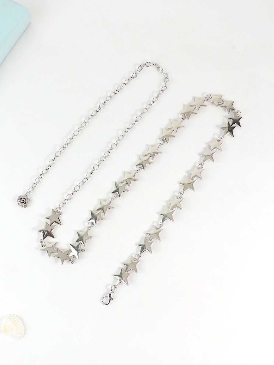2025 New Retro Metal Star Waist Chain Women's Accessory - Eshtree