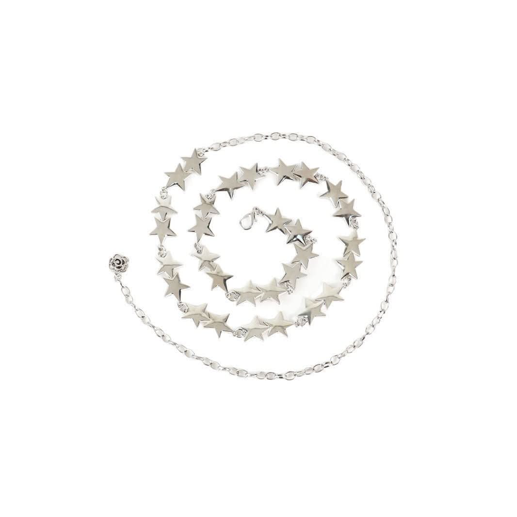 2025 New Retro Metal Star Waist Chain Women's Accessory - Eshtree