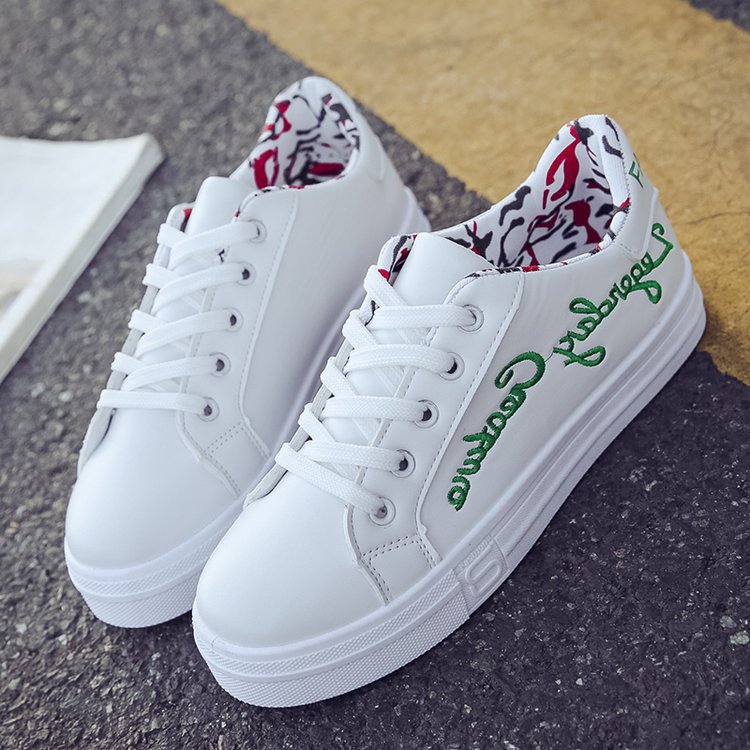 Wild Basic White Shoes Korean Flat