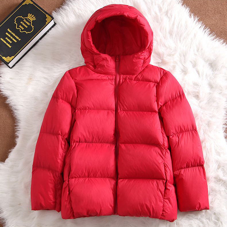 Loose Cotton Padded Jacket Fashion Temperament Hooded Short Thickened
