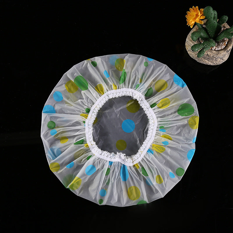 Thicken Waterproof Printed Lace Enlarged Shower