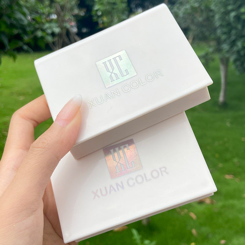 Matte sequins earthy four square grid eyeshadow