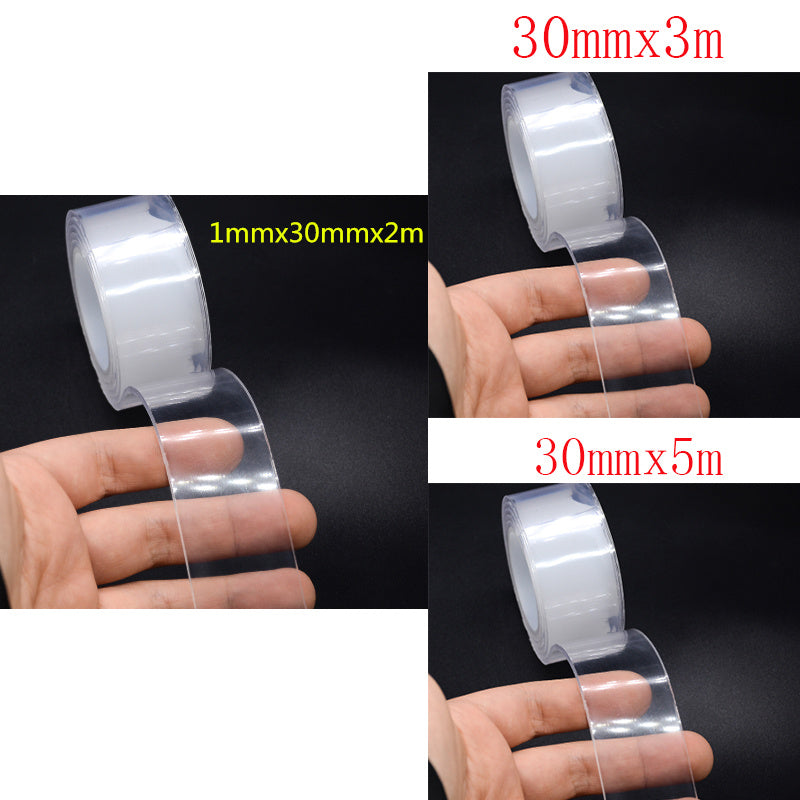 100CM 300CM 500CM Width 30mm 50mm Tape Double-Sided multi-Function Washable Tape, No Trace of Nano-free Magic Tape