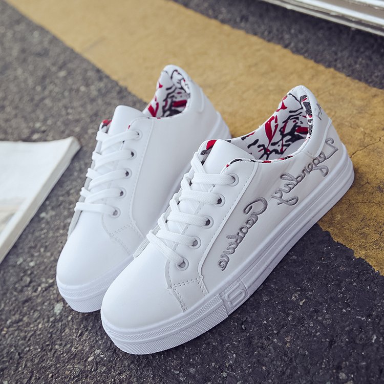 Wild Basic White Shoes Korean Flat