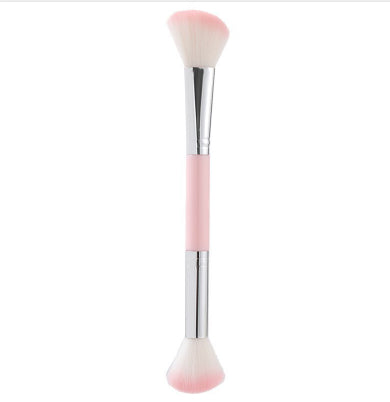 Double-headed Makeup Brush Loose Powder Blush Highlight Fiber Hair Soft