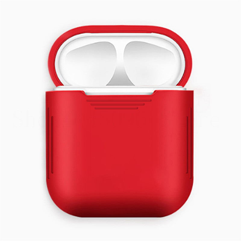 Compatible with Apple, Silicone case with shockproof earmuffs