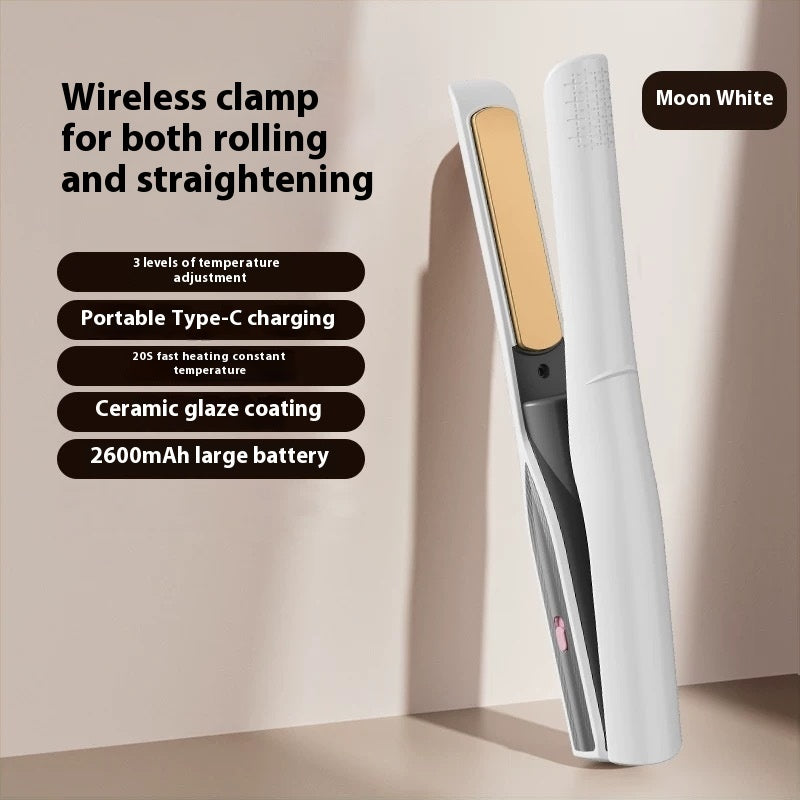 Radio Splint Hair Straightener Portable USB Charging