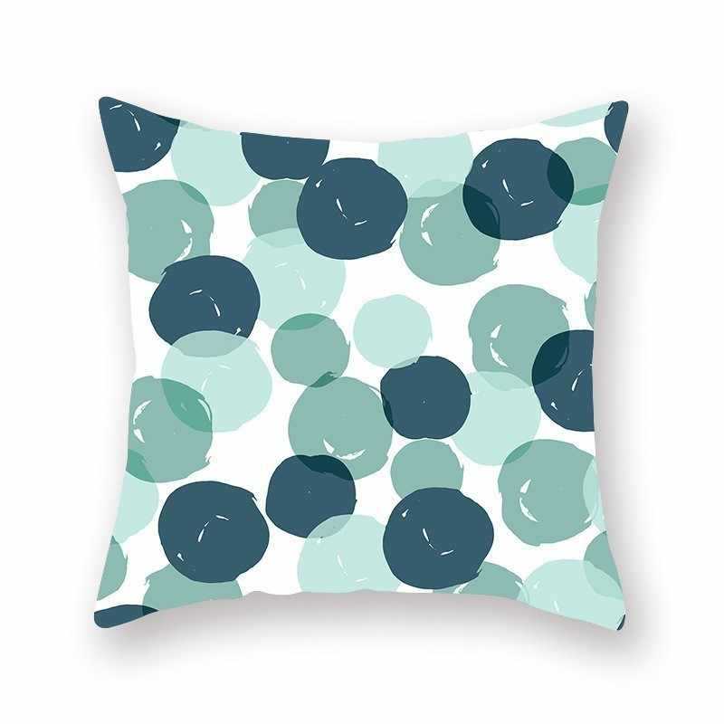 Bright color geometric pillow cushion cover
