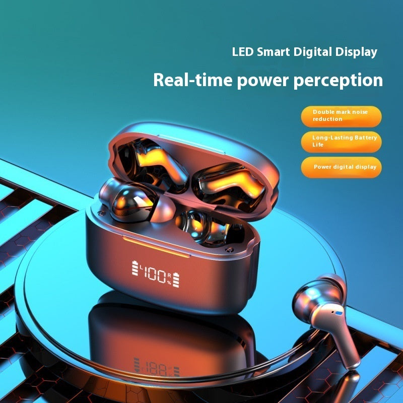 M48 Bluetooth Headset Digital Display Dual Camera Noise Reduction Wireless