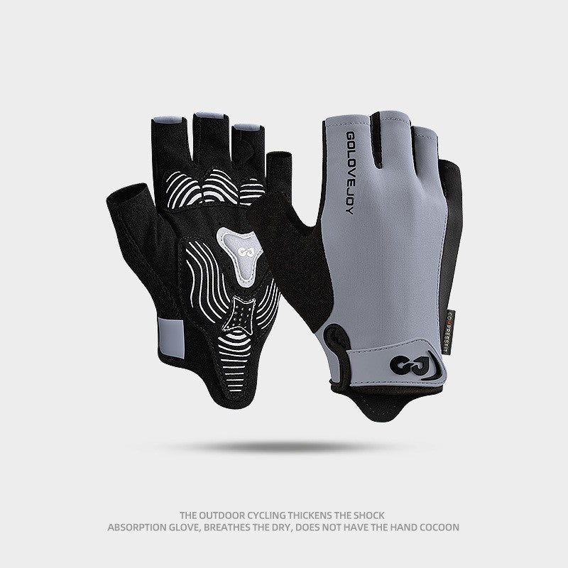 Cycling Gloves Half Finger Outdoor Mountain Bike Shock Absorption Non-slip Breathable