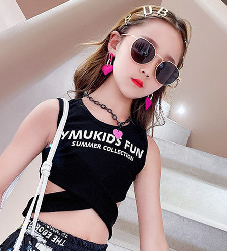 Children's Anti-mosquito Summer Clothes Foreign Style Big Children Wear Sports Pants
