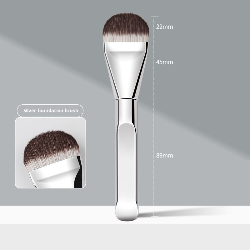 Tongue-shaped Foundation Ultra-thin Seamless Makeup Flat-head Foundation Brush