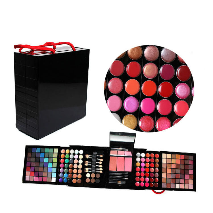 A Foreign Trade On Behalf Of Explosion Deluxe 177 Color Eye Shadow Bronzing Plate Combination Makeup Set White Optional
