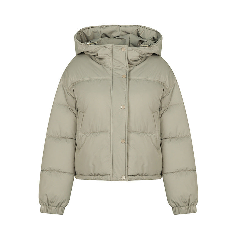 Loose Hooded Lightweight Cotton Clothing Coat