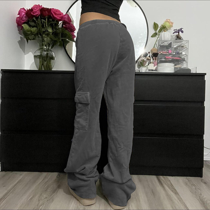 European And American Style Straight Exercise Casual Pants Women