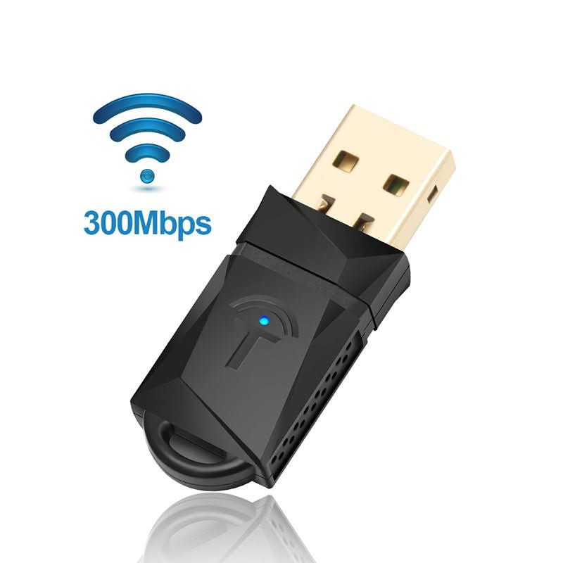 300 Mbps Wireless USB WiFi Adapter Portable Network Card - Eshtree