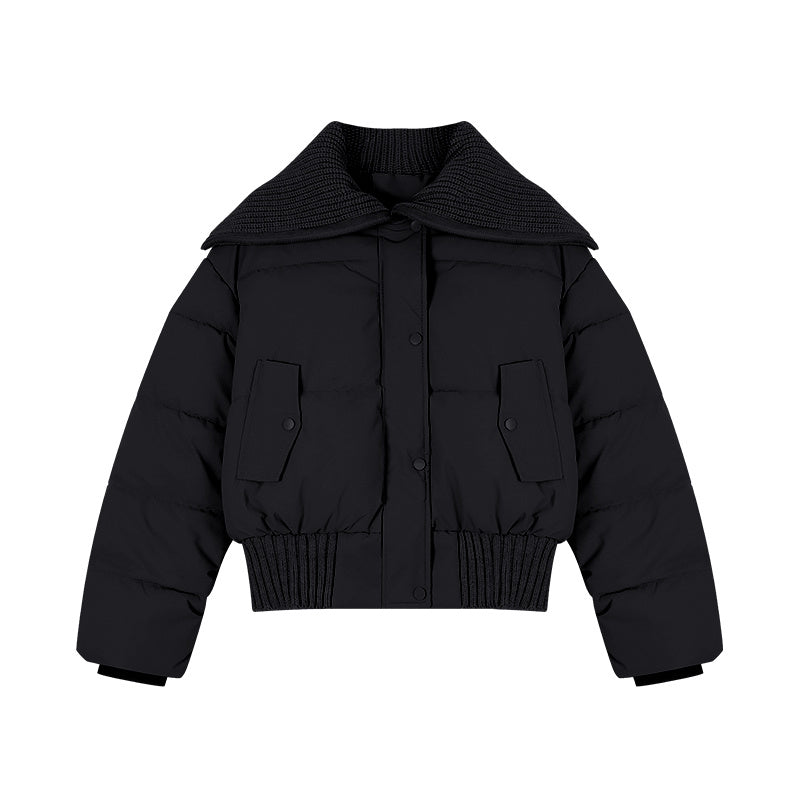 Lapel Thickening Thermal Cotton-padded Clothes Women's Bread Coat Winter