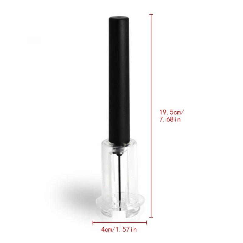 High End Pneumatic Wine Bottle Opener Black Cork Remover Easy Air Pressure Wine Opener H06