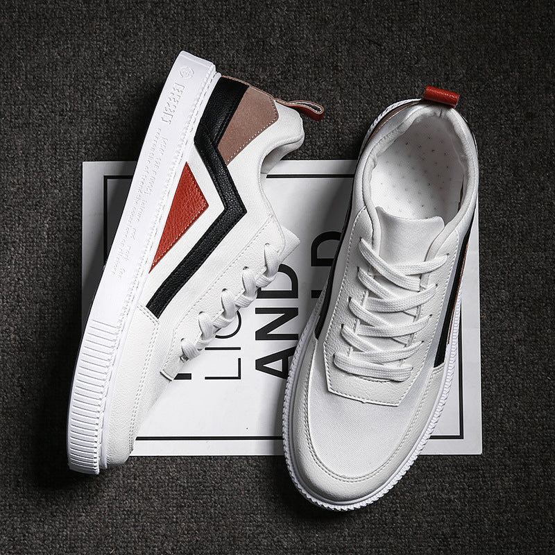 Casual white shoes college breathable sneakers