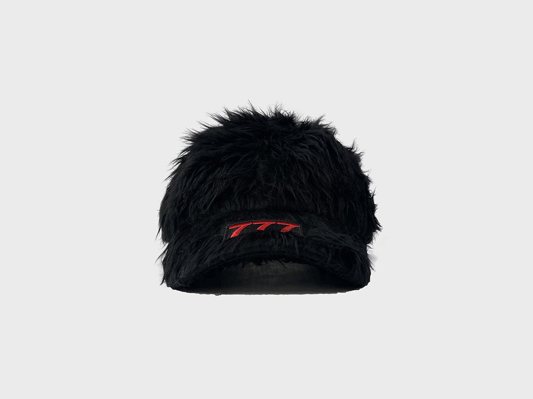 Plush Baseball Cap Women's Warm And Fashionable