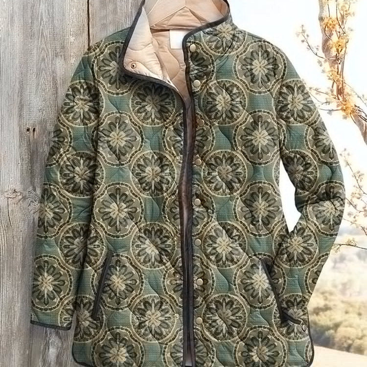 Women's Fashion Tuck Flower Digital Printed Female Cotton Clothing