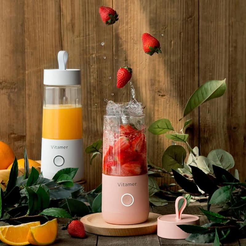 350ml Portable Blender Juicer Electric USB Rechargeable Mixer Smoothie Slushy Cup Juice Blender Bottle USB Charging Kitchen Gadgets - Eshtree