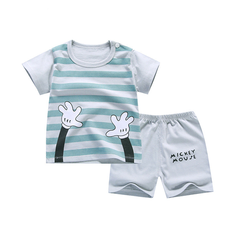 Children's short sleeve suit