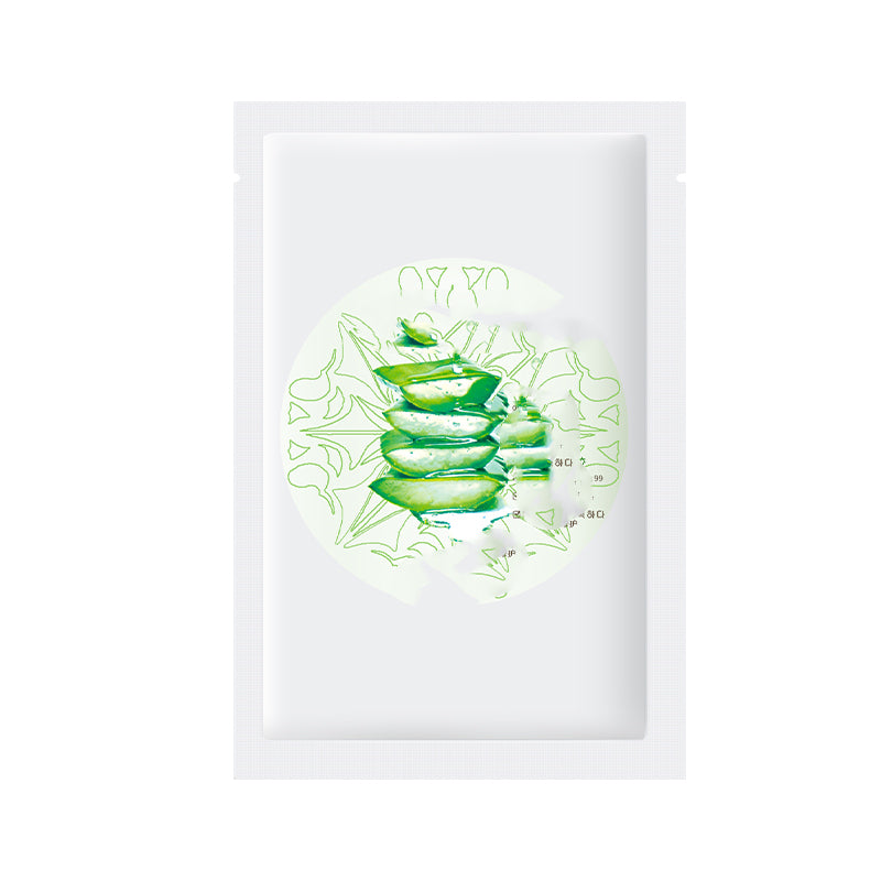 Aloe replenishment mask, stay up late, moisturize and repair pox and print.