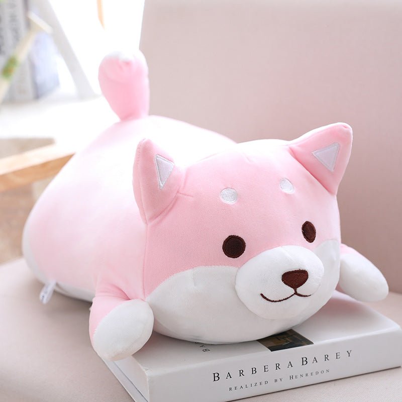 36cm 55cm Cute Fat Shiba Inu Dog Plush Toy Stuffed Soft Kawaii Animal Cartoon Pillow Lovely Gift For Kids Baby Children Gifts - Eshtree
