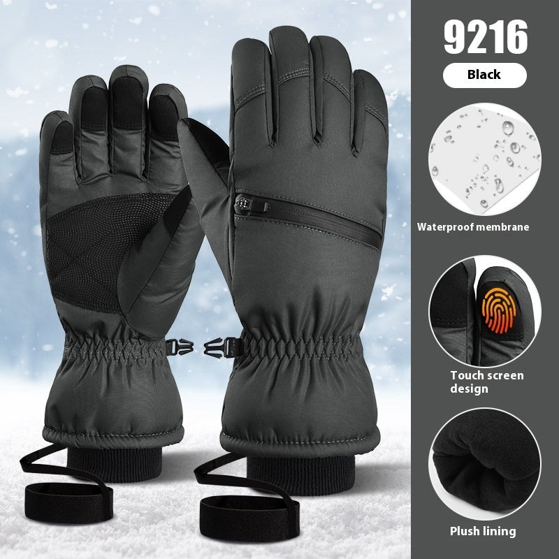 Cold-proof Finger Touch Screen Warm Ski Gloves