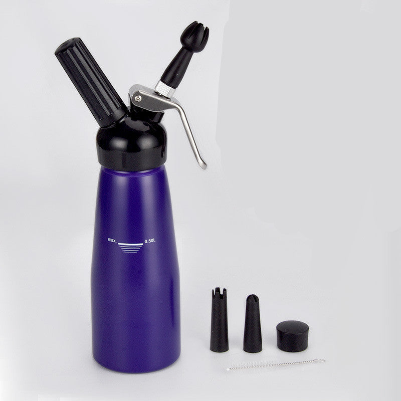 Fancy Coffee Aluminum Cream Gun Milk Frother 0.5Lto1L Cream Froth Milk Frother