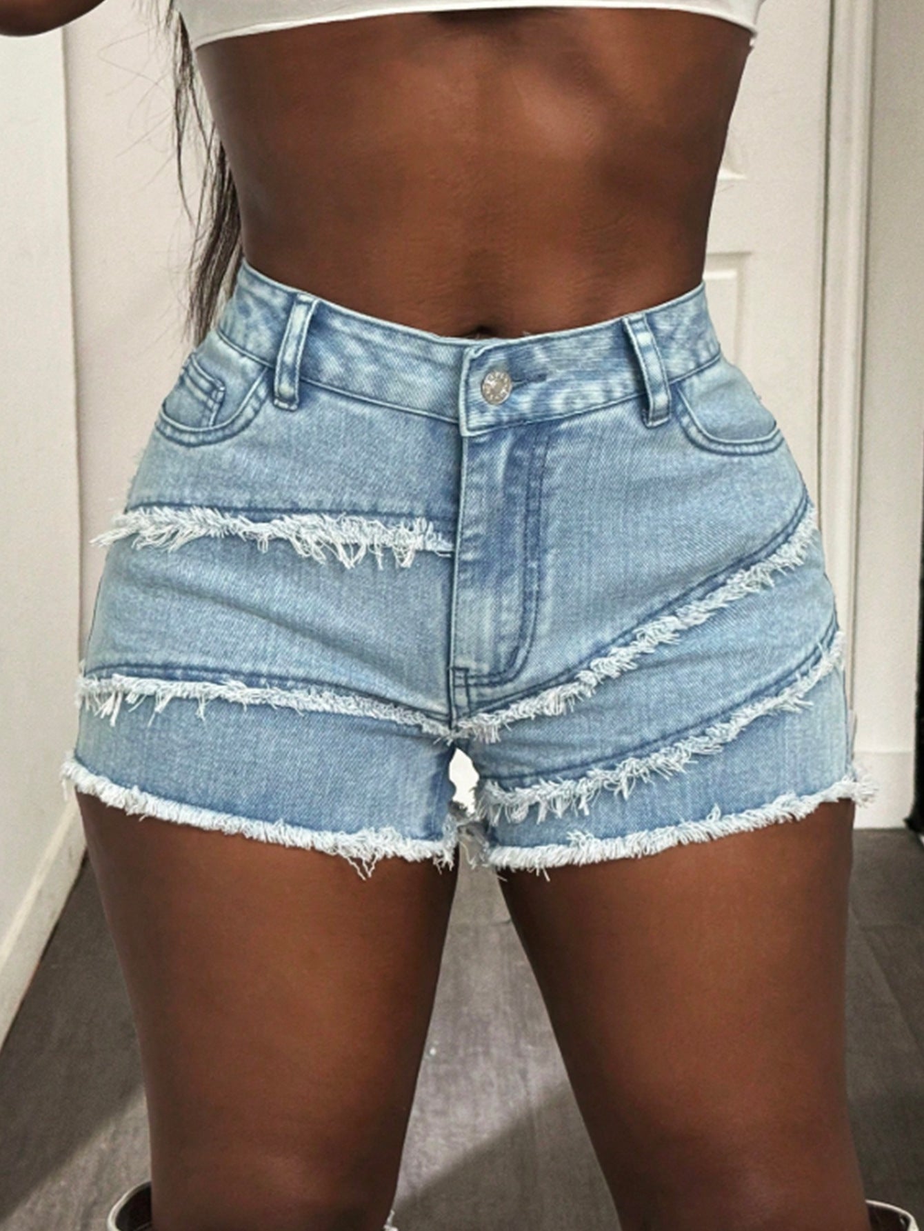 Sexy Casual Denim Shorts For Women In Europe And America