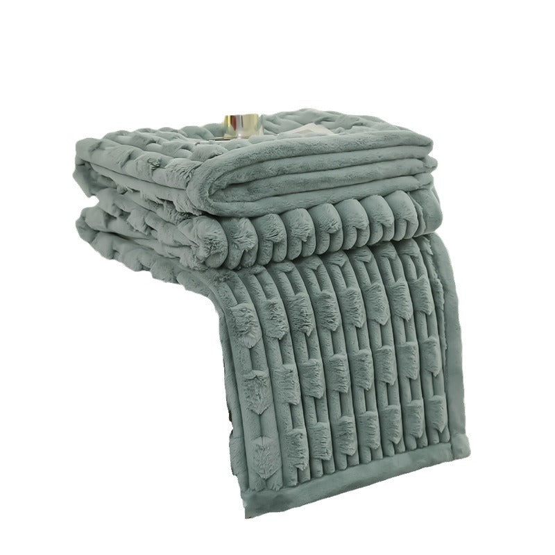 Mink Fur Qiu Blanket Thickening Nap Blanket