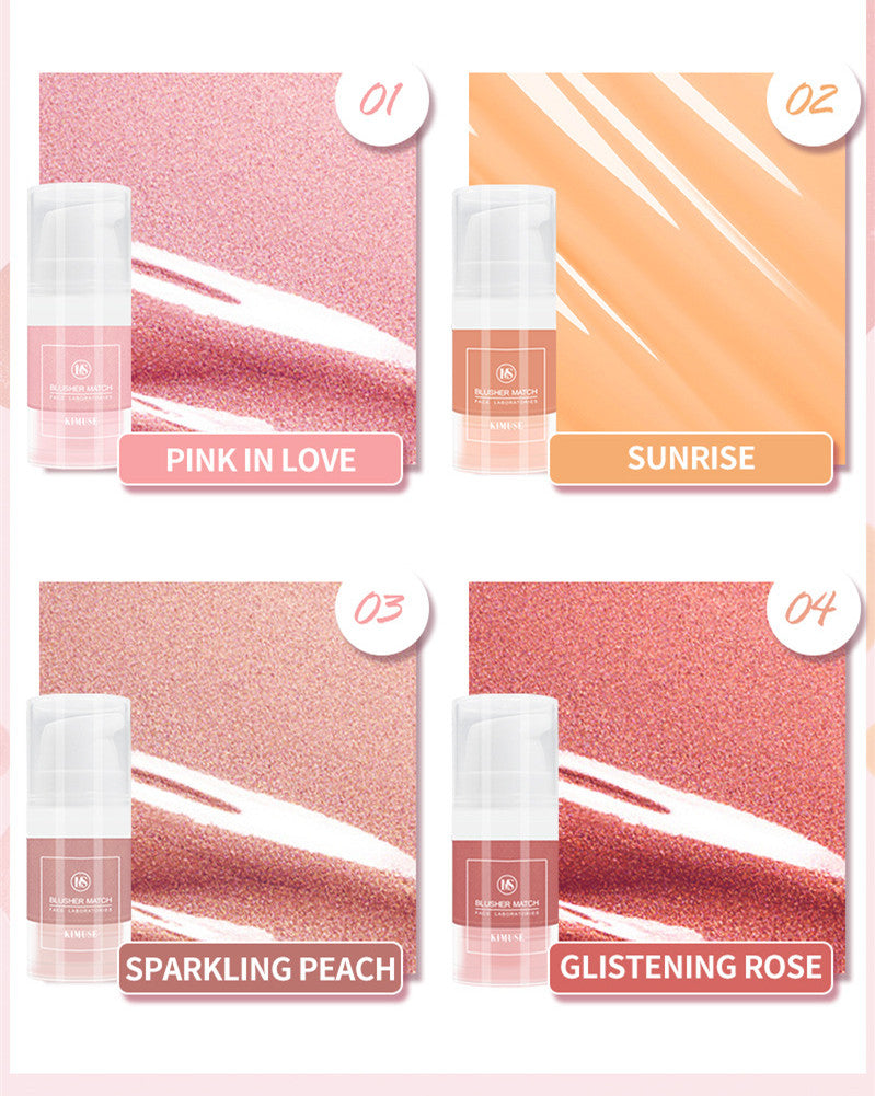 Liquid Blush Moisturizing Face Nude Makeup Rouge Natural