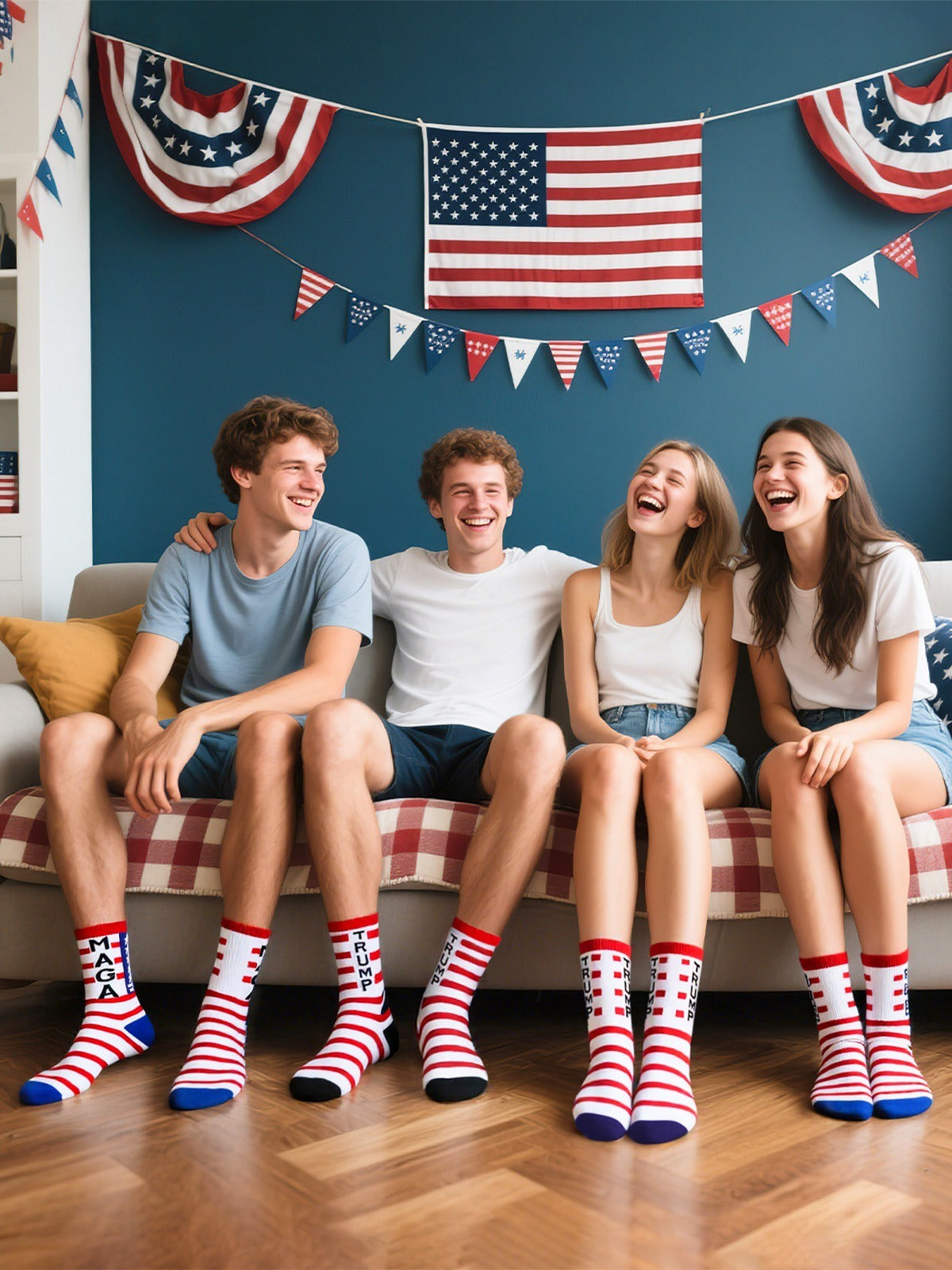 3 Pairs Funny Socks, 4th Of July Sock Unisex Novelty Stylish Patriotic Sock America Keep Gift For Men Women Amazon Cannot Be Listed