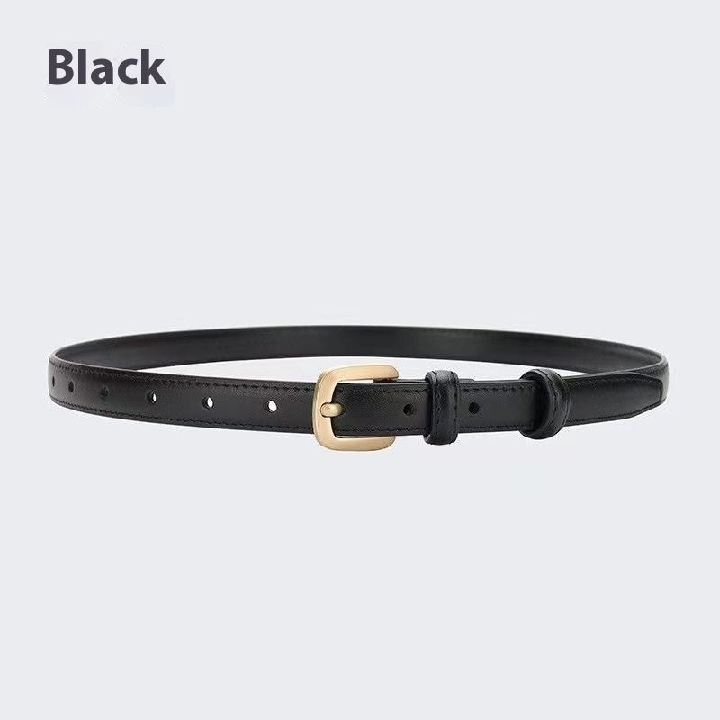 Pin Buckle Thin Belt Women's All-match Decoration Simple