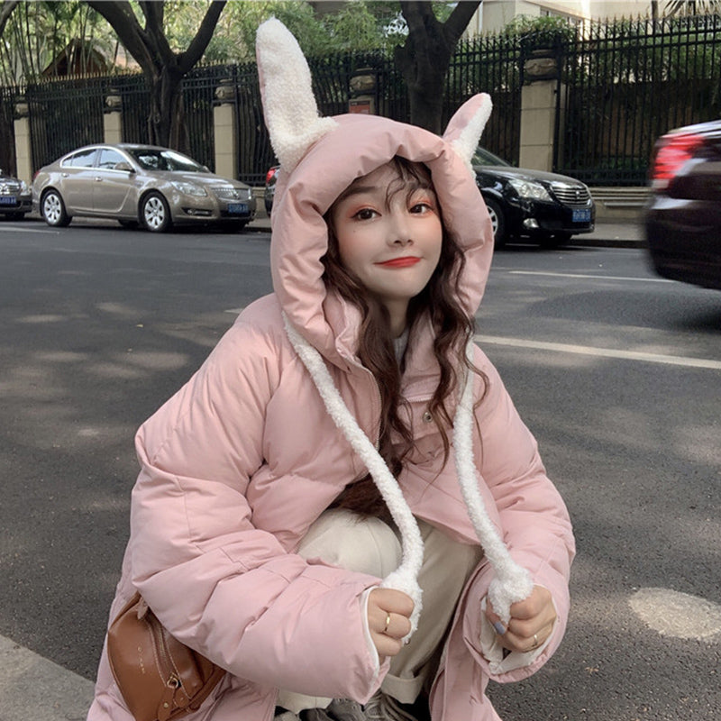 Junior High School Girls' Cute Down Padded Jacket