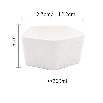 Nordic Creative Ceramic Western Food Plate With Wooden Handle