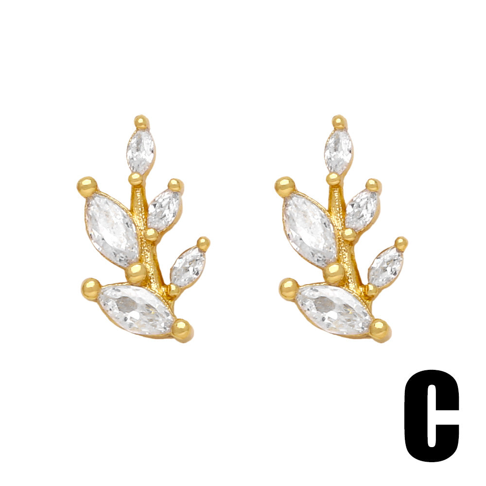 Cute Crab Dragonfly And Snake-Shaped Earrings